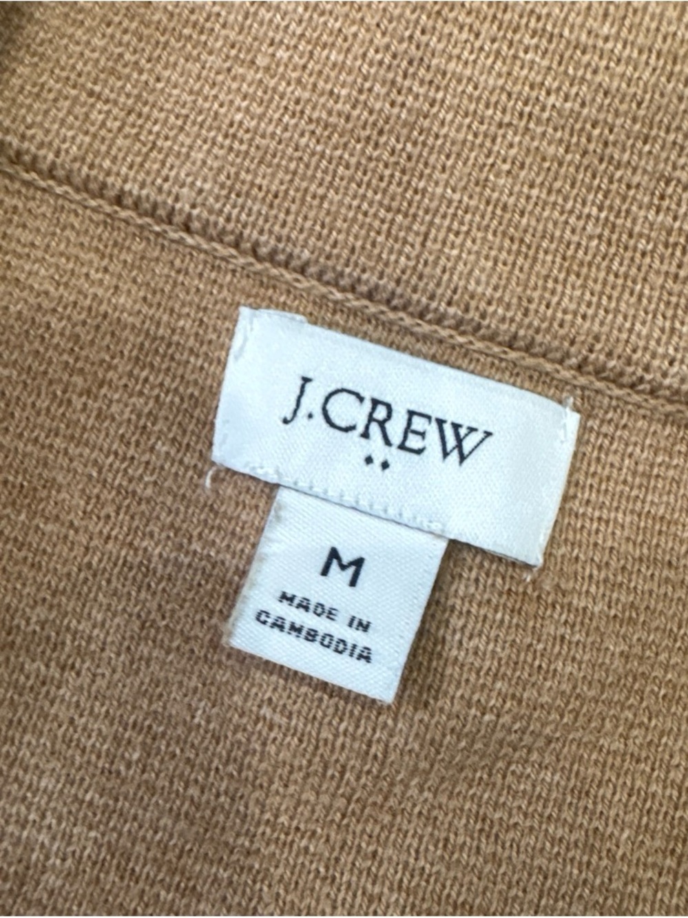 J. Crew Women's Camel Schoolboy Sweater Blazer Jacket - Picture 5 of 7